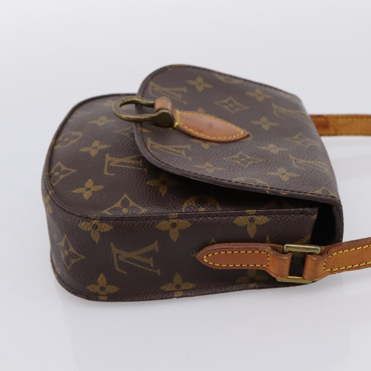 LOUIS VUITTON Monogram Saint Cloud PM Shoulder Bag M51244 LV Auth 201345