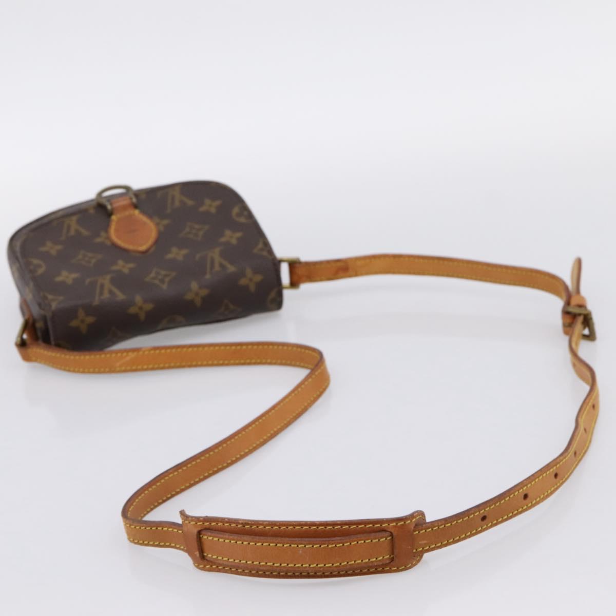LOUIS VUITTON Monogram Saint Cloud PM Shoulder Bag M51244 LV Auth 201345