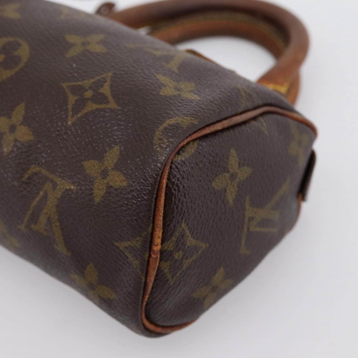 LOUIS VUITTON Monogram Mini Speedy Hand Bag M41534 LV Auth 201349