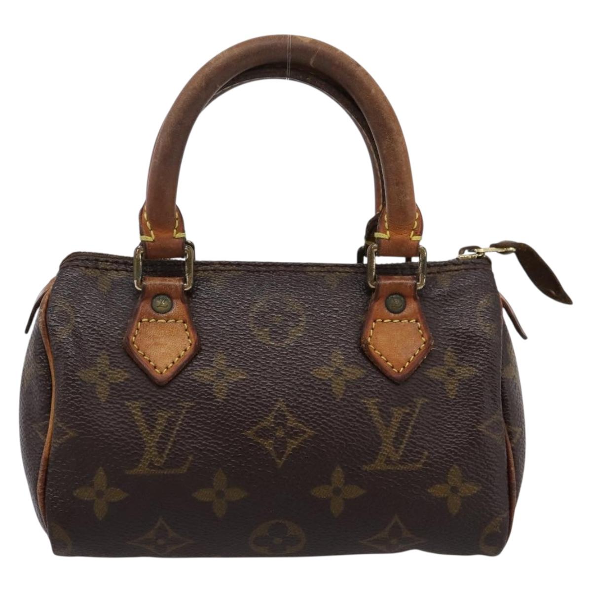 LOUIS VUITTON Monogram Mini Speedy Hand Bag M41534 LV Auth 201349