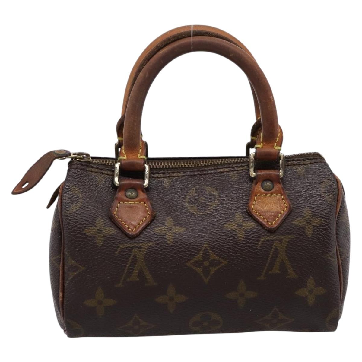 LOUIS VUITTON Monogram Mini Speedy Hand Bag M41534 LV Auth 201349