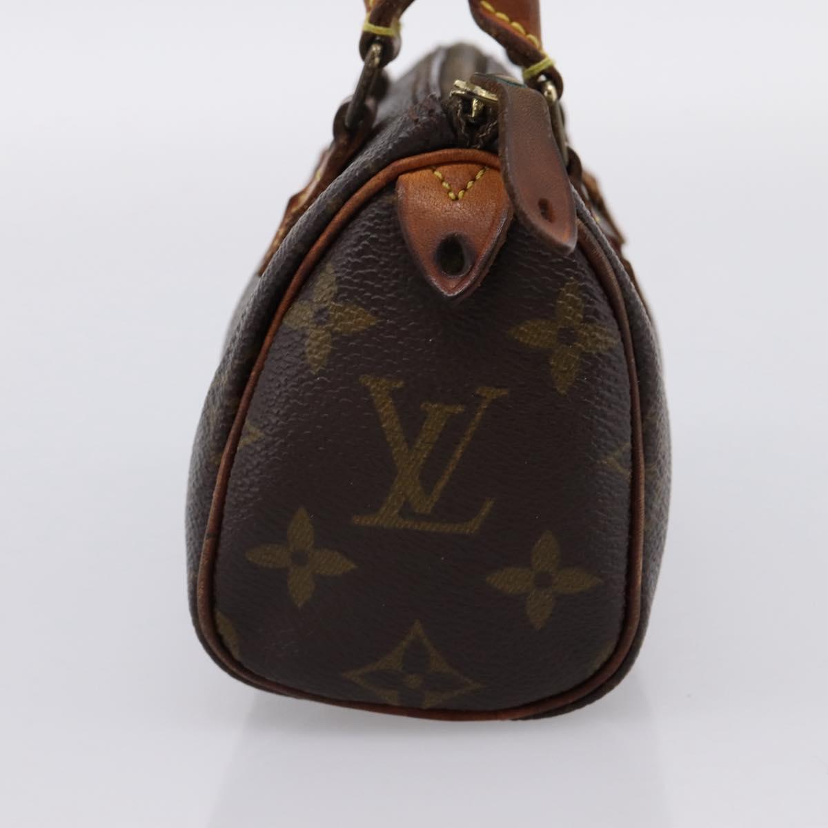 LOUIS VUITTON Monogram Mini Speedy Hand Bag M41534 LV Auth 201349