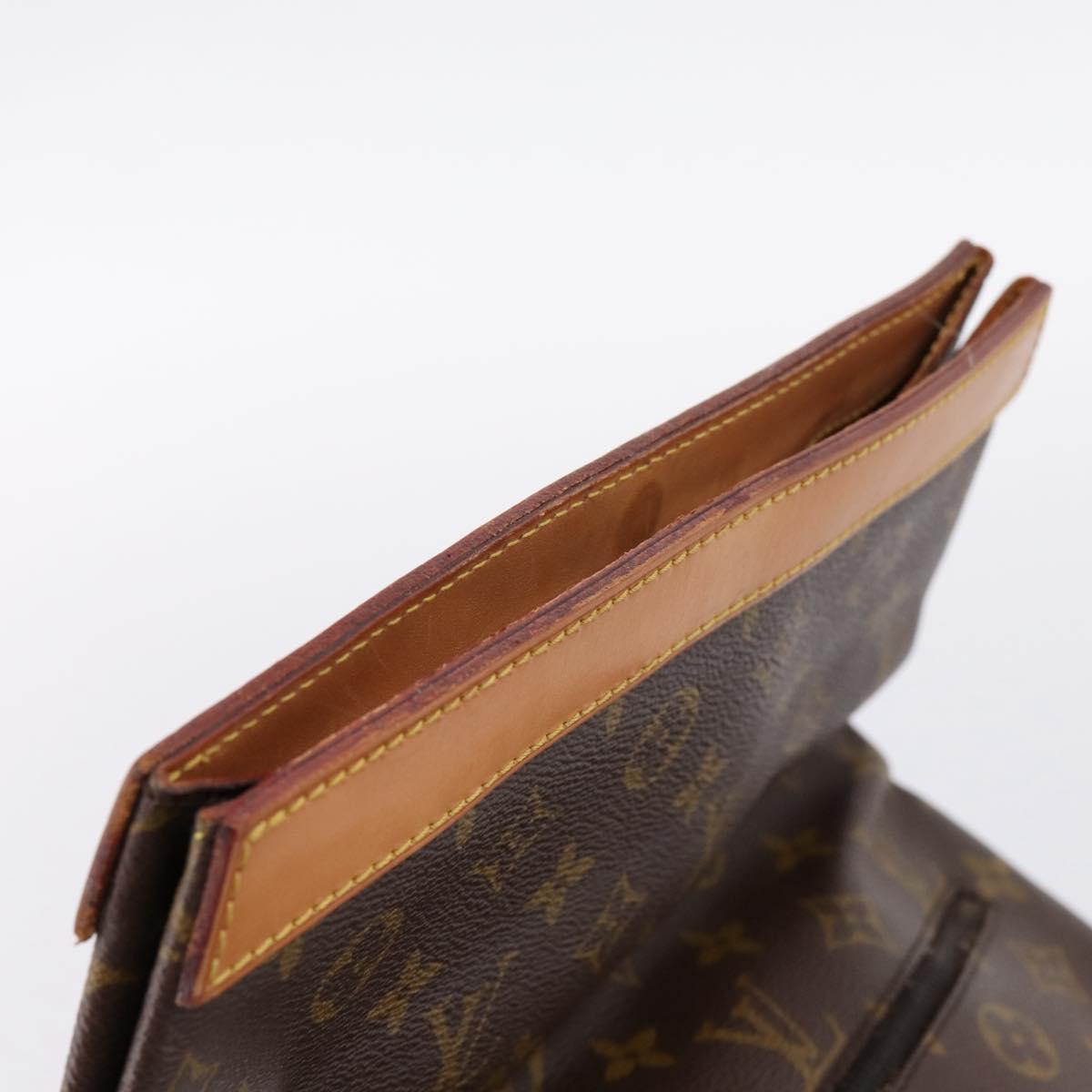 LOUIS VUITTON Monogram Pochette Priant Clutch Bag M51805 LV Auth 201350