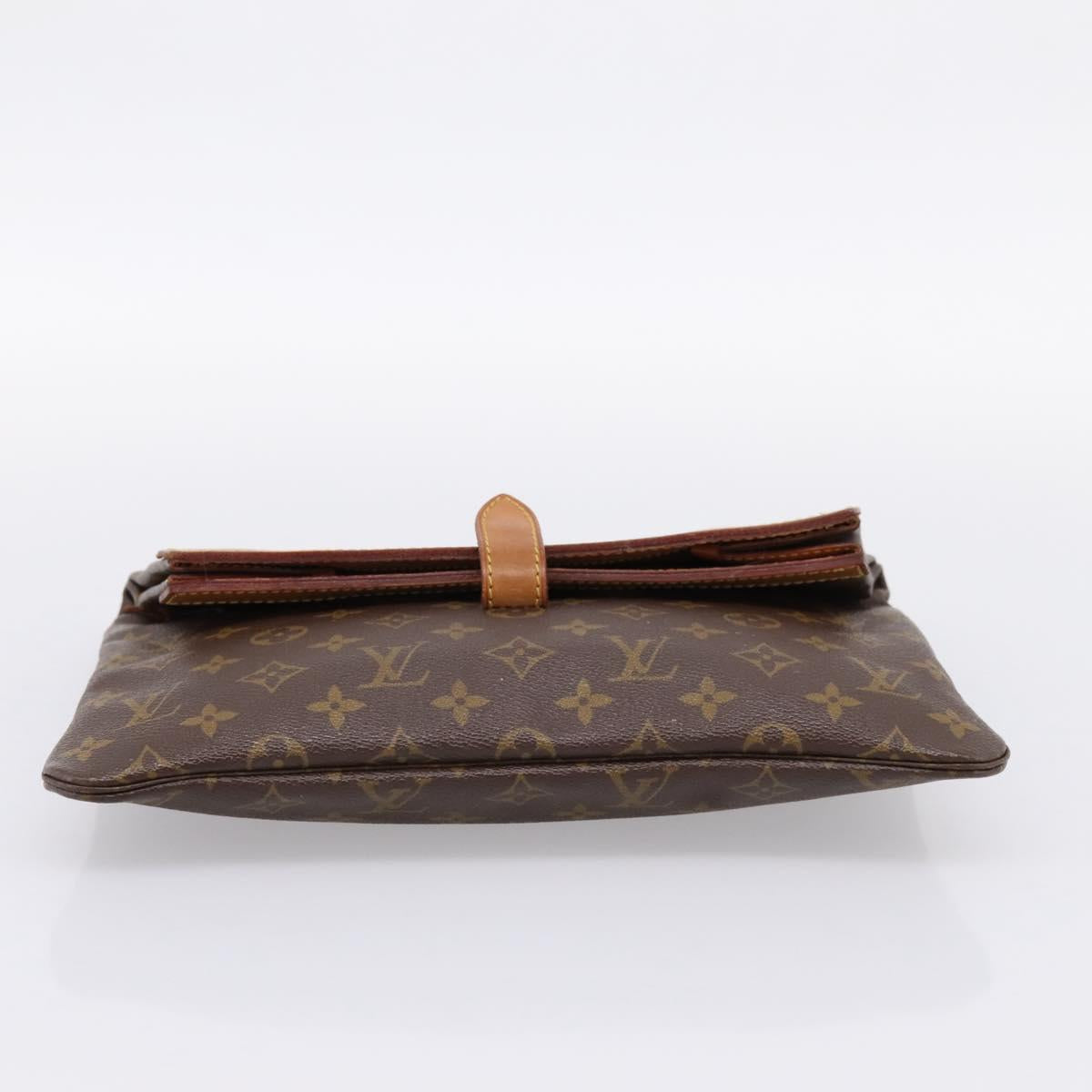 LOUIS VUITTON Monogram Pochette Priant Clutch Bag M51805 LV Auth 201350