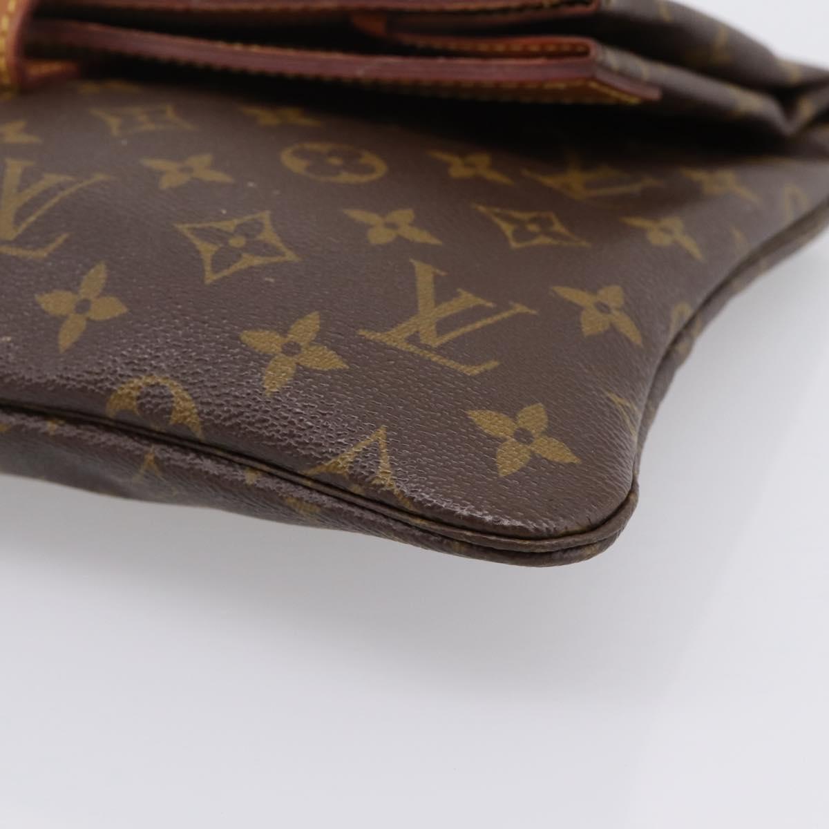 LOUIS VUITTON Monogram Pochette Priant Clutch Bag M51805 LV Auth 201350