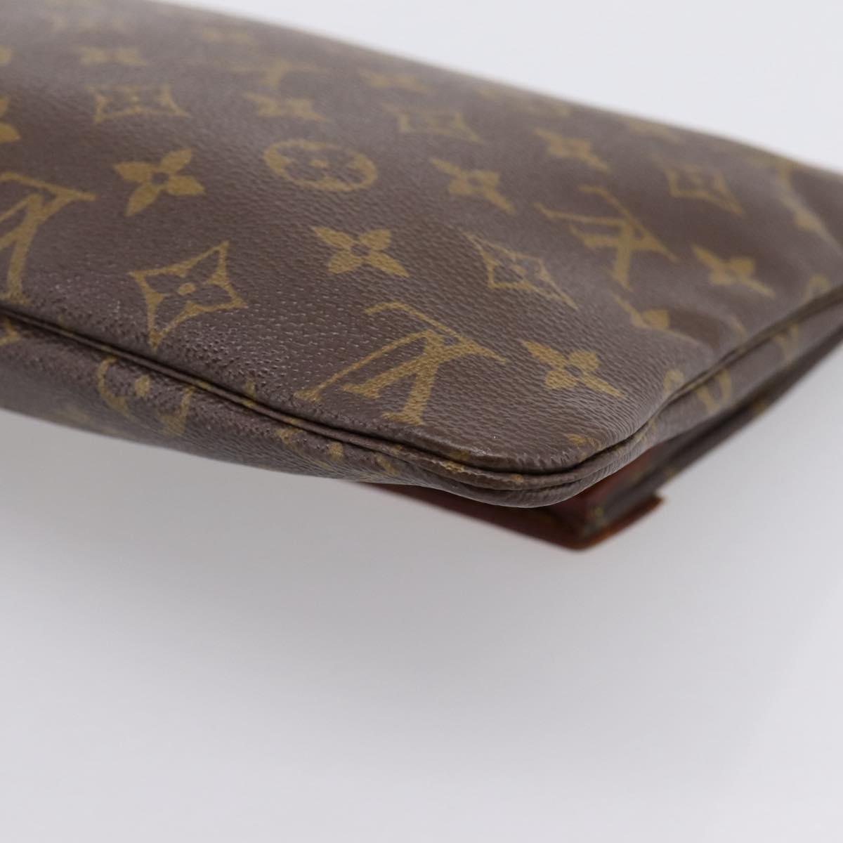 LOUIS VUITTON Monogram Pochette Priant Clutch Bag M51805 LV Auth 201350