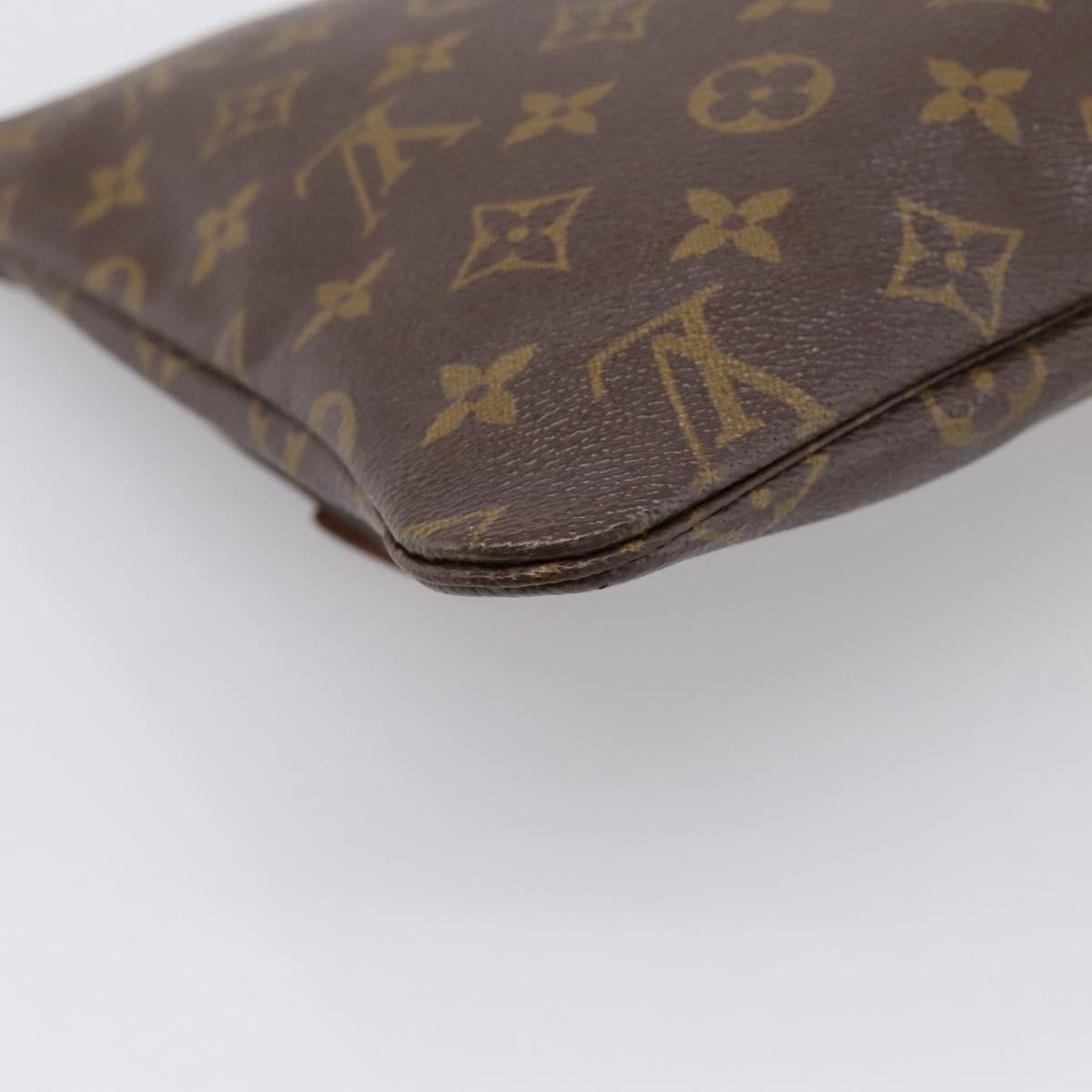 LOUIS VUITTON Monogram Pochette Priant Clutch Bag M51805 LV Auth 201350