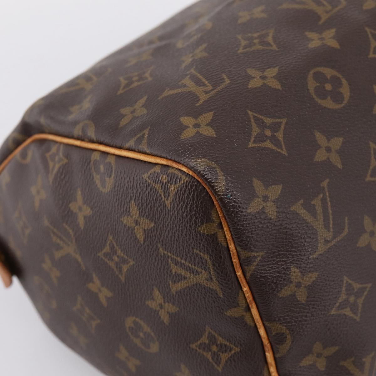 LOUIS VUITTON Monogram Speedy 30 Hand Bag M41526 LV Auth 201356