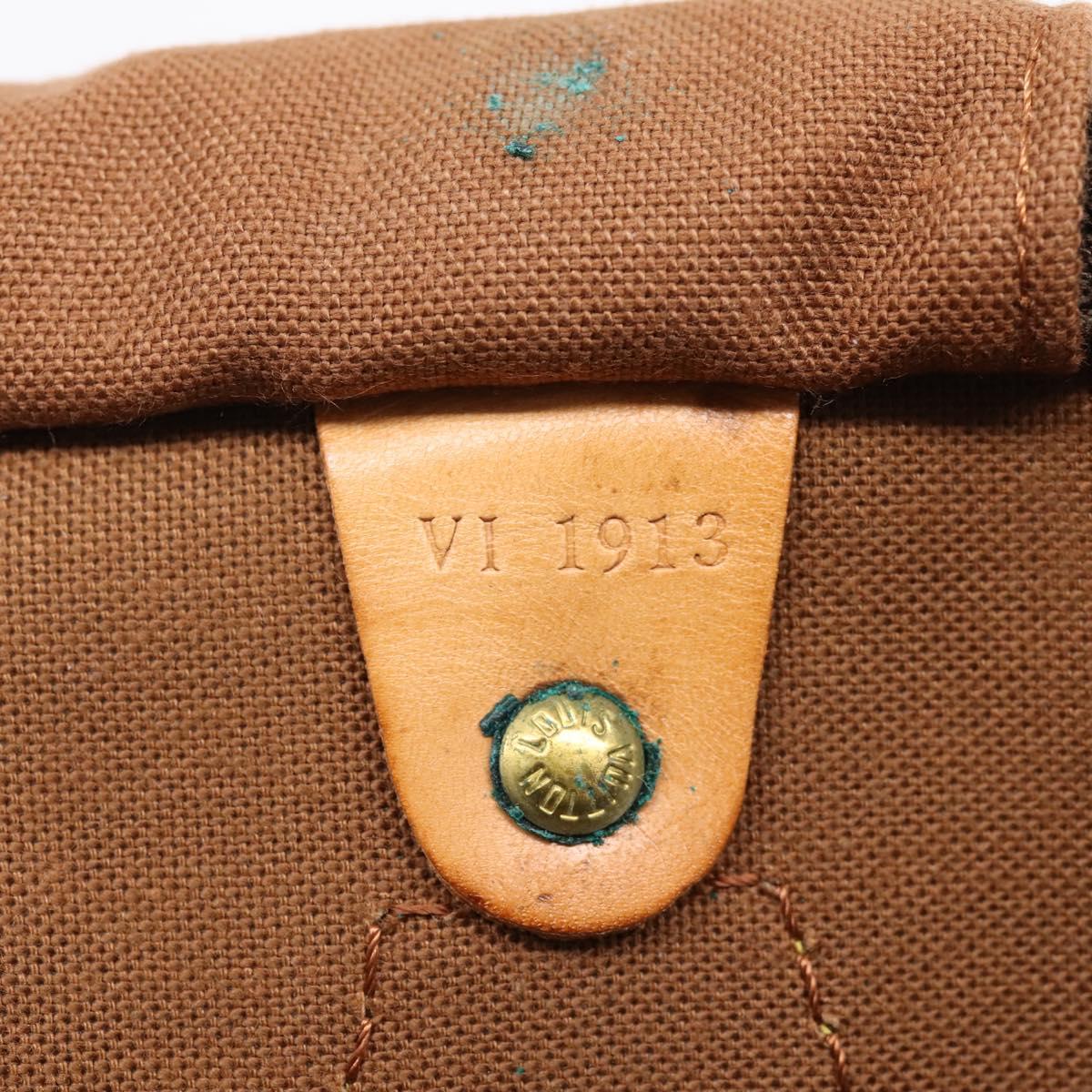 LOUIS VUITTON Monogram Speedy 30 Hand Bag M41526 LV Auth 201356