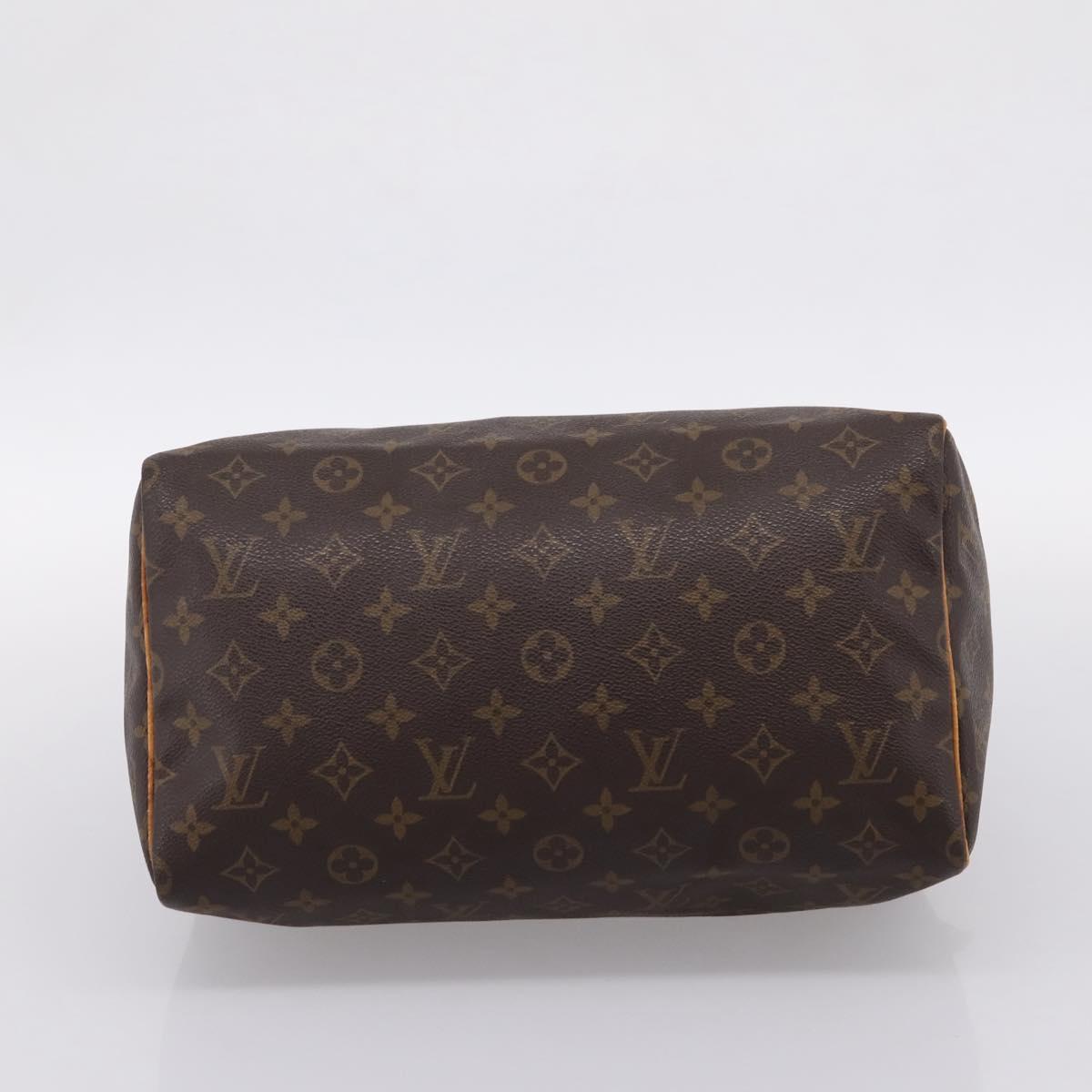 LOUIS VUITTON Monogram Speedy 30 Hand Bag M41526 LV Auth 201356
