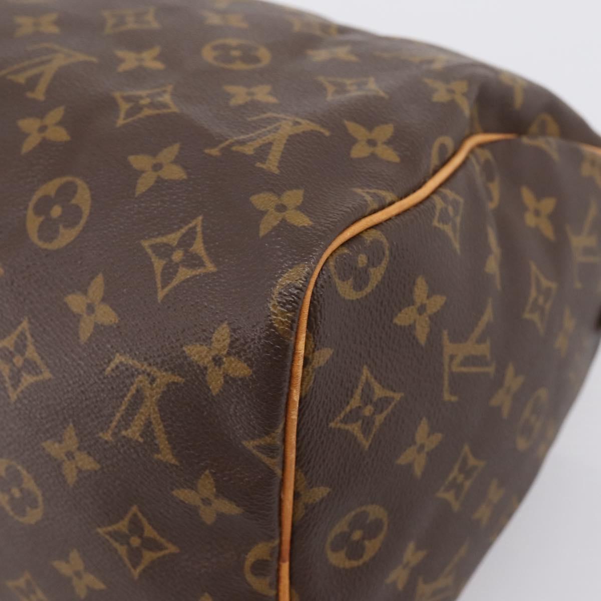 LOUIS VUITTON Monogram Speedy 30 Hand Bag M41526 LV Auth 201358