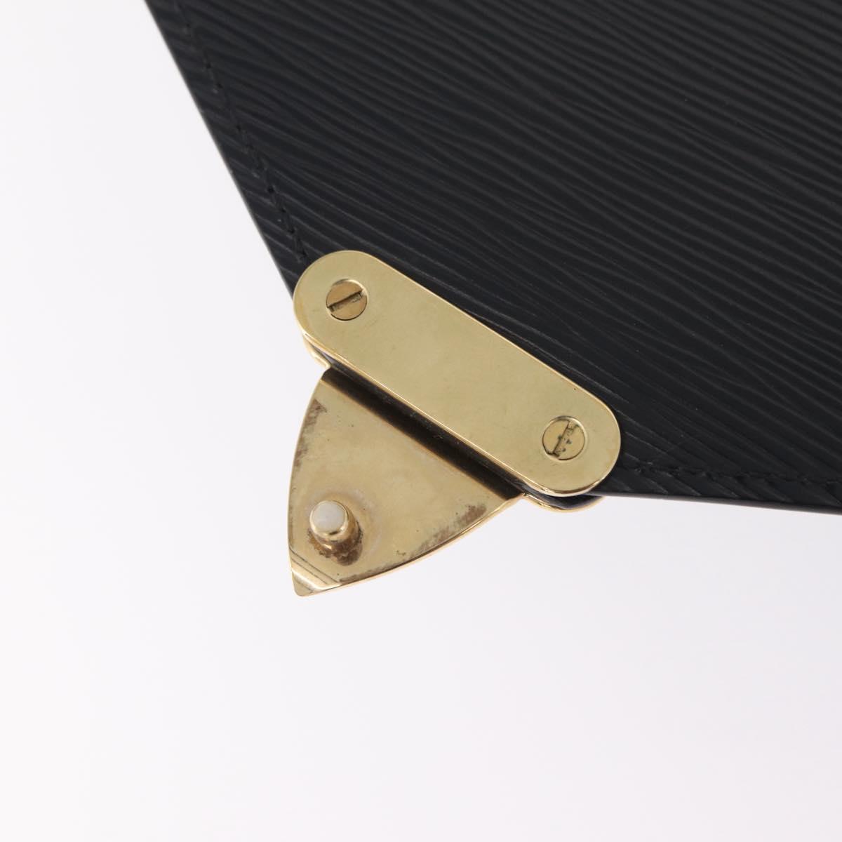 LOUIS VUITTON Epi Serviette Conseiller Business Bag Black M54422 LV Auth 201359