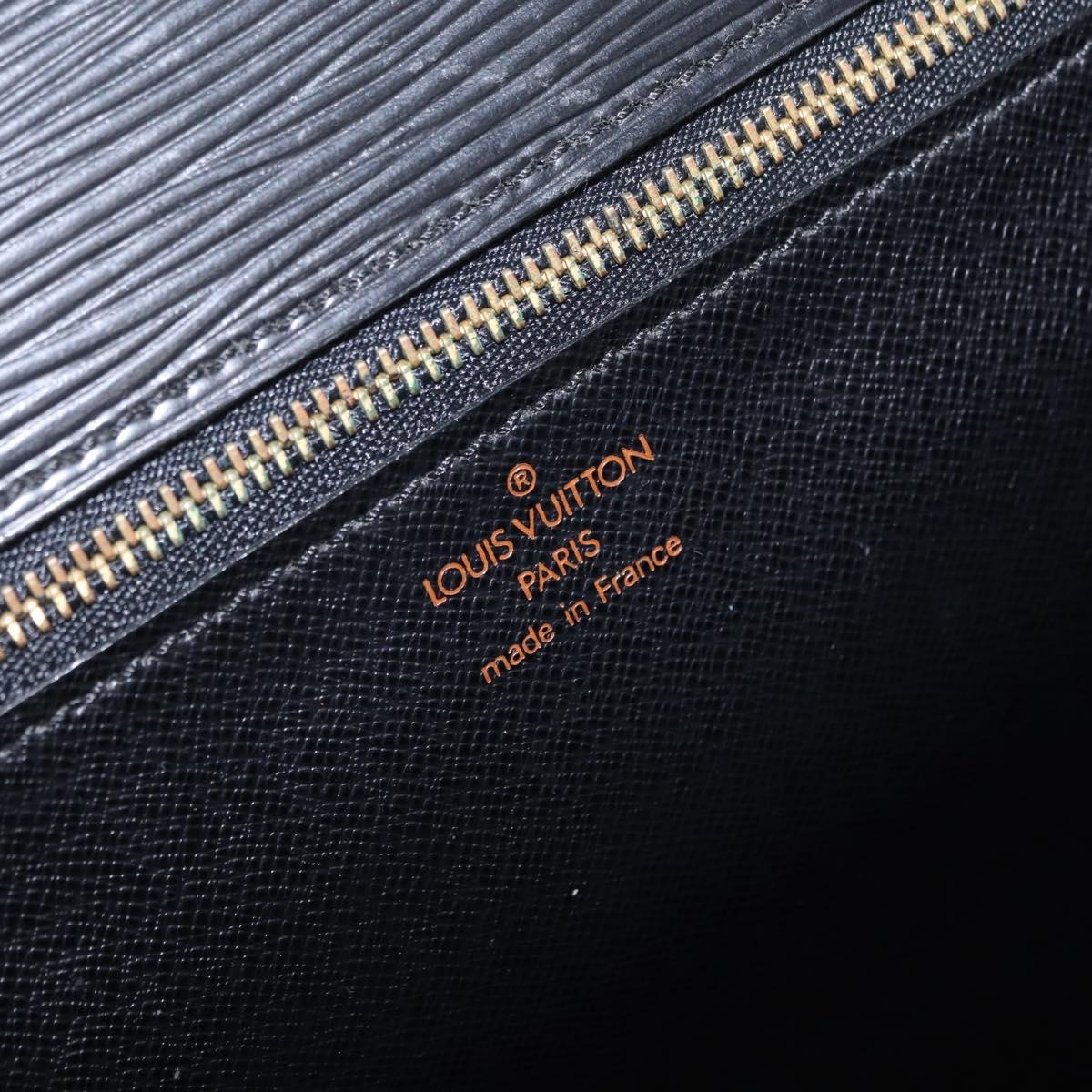 LOUIS VUITTON Epi Serviette Conseiller Business Bag Black M54422 LV Auth 201359