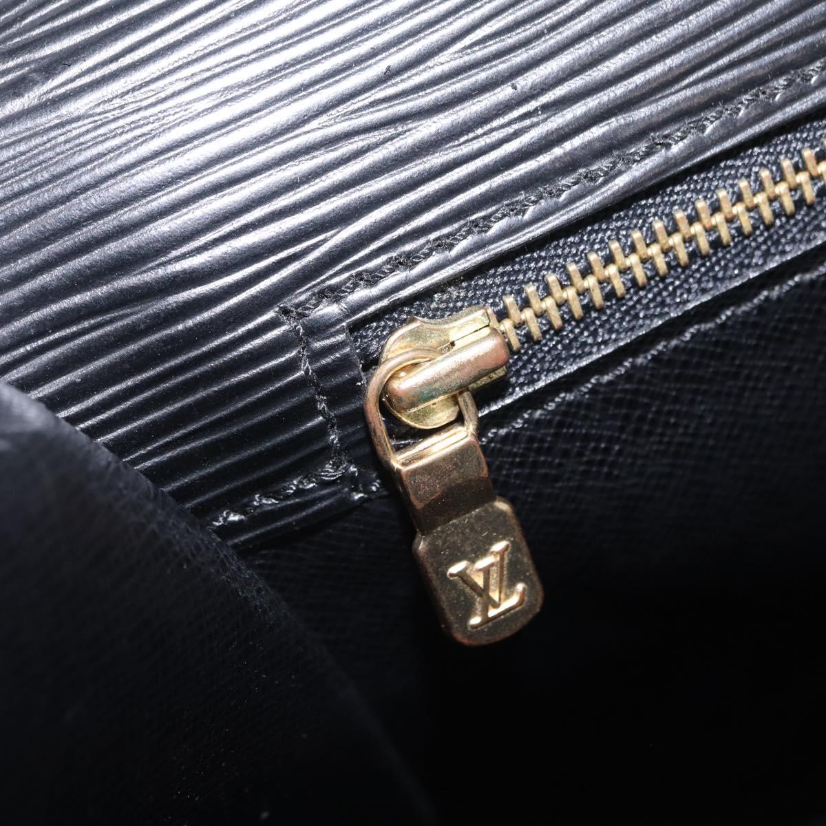LOUIS VUITTON Epi Serviette Conseiller Business Bag Black M54422 LV Auth 201359