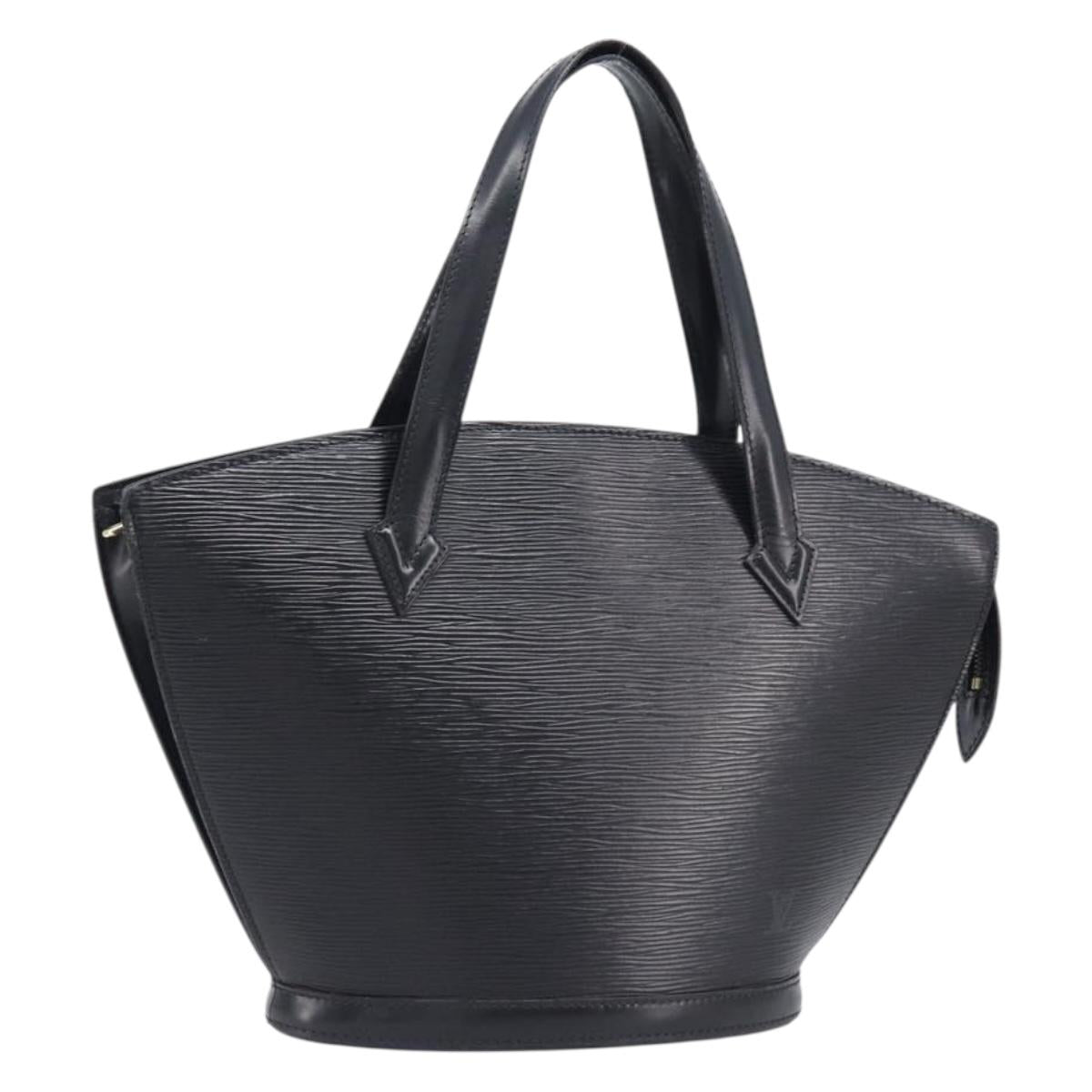 LOUIS VUITTON Epi Saint Jacques Shopping Shoulder Bag Black M52272 Auth 201369