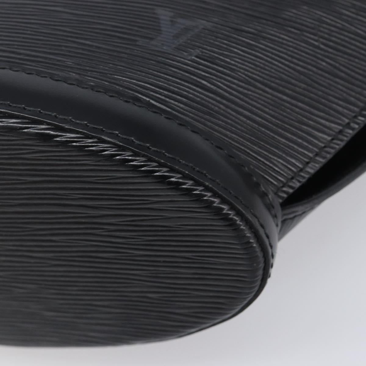 LOUIS VUITTON Epi Saint Jacques Shopping Shoulder Bag Black M52272 Auth 201369