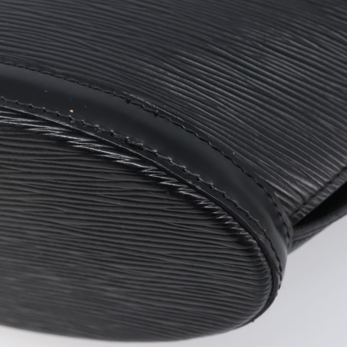 LOUIS VUITTON Epi Saint Jacques Shopping Shoulder Bag Black M52272 Auth 201369