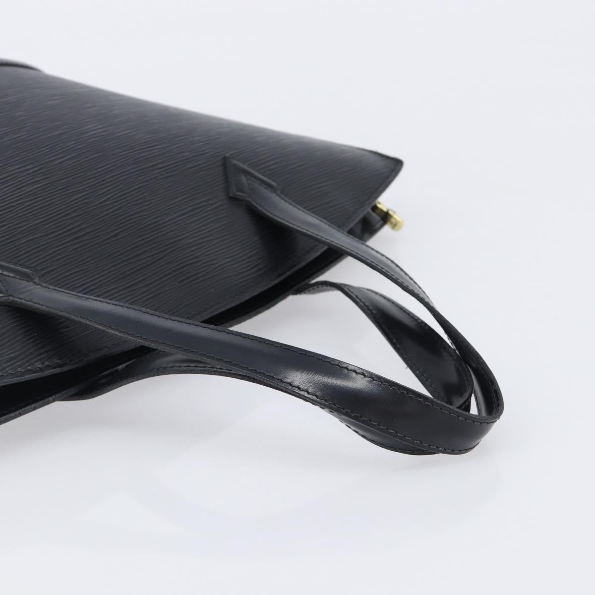 LOUIS VUITTON Epi Saint Jacques Shopping Shoulder Bag Black M52272 Auth 201369