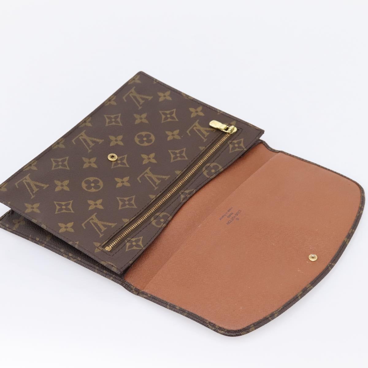 LOUIS VUITTON Monogram Pochette Rabat 23 Clutch Bag M51940 LV Auth 201378