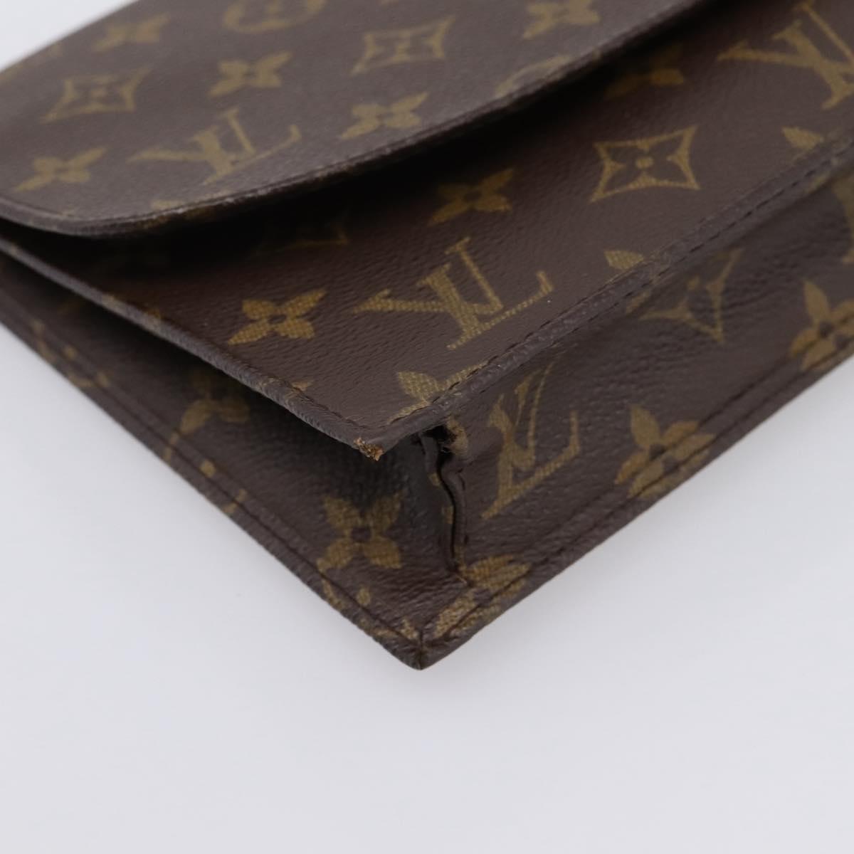 LOUIS VUITTON Monogram Pochette Rabat 23 Clutch Bag M51940 LV Auth 201378