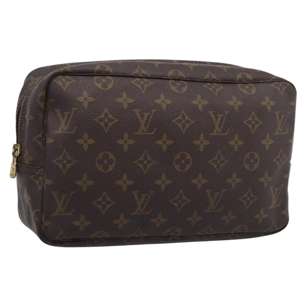 LOUIS VUITTON Monogram Trousse Toilette 28 Clutch Bag M47522 LV Auth 201381