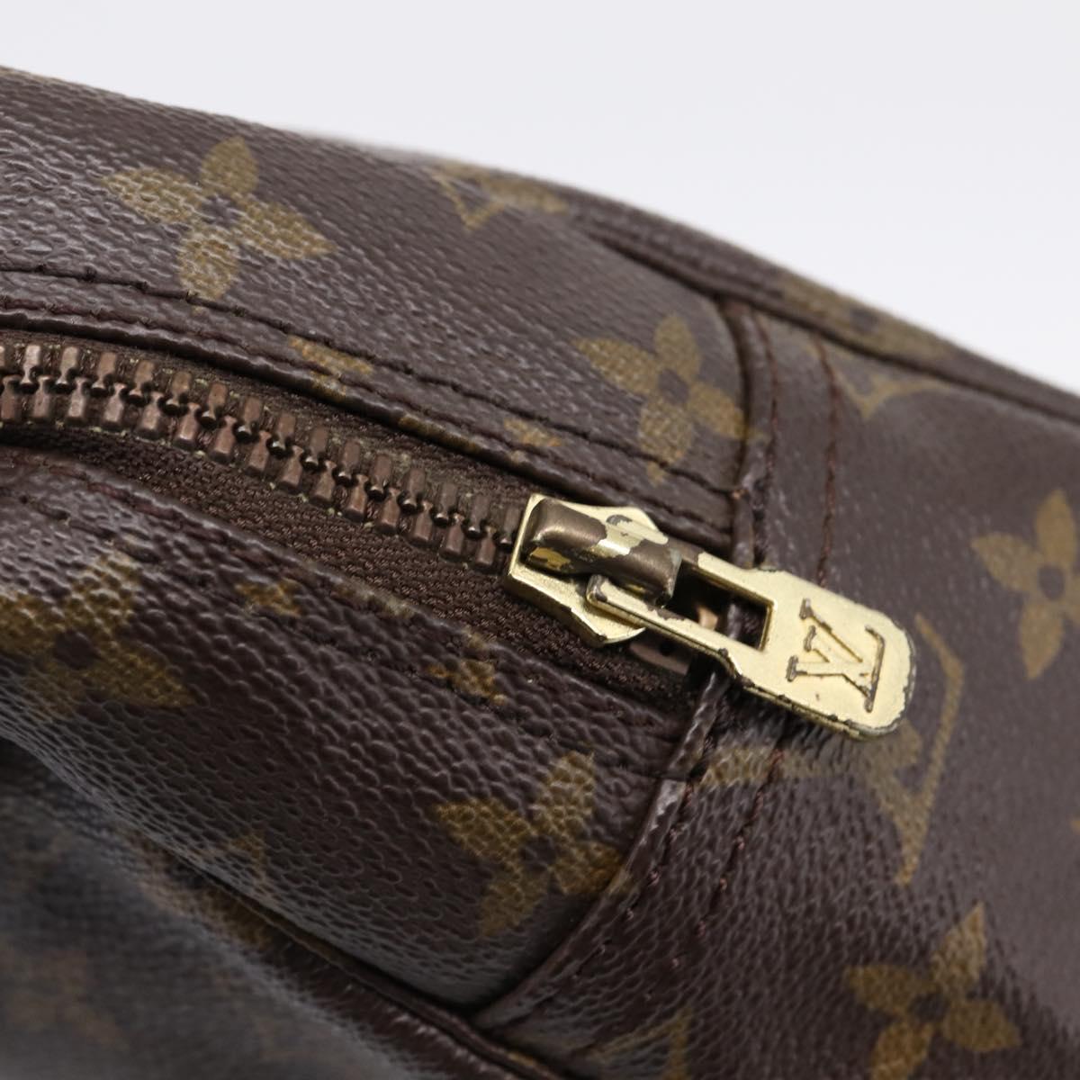 LOUIS VUITTON Monogram Trousse Toilette 28 Clutch Bag M47522 LV Auth 201381