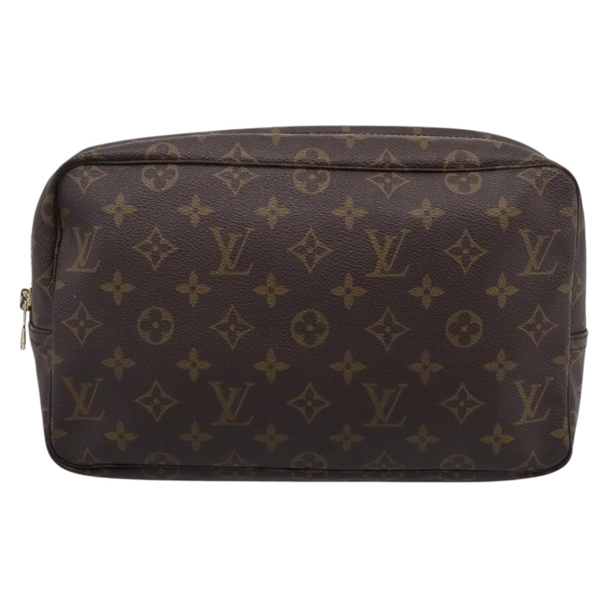 LOUIS VUITTON Monogram Trousse Toilette 28 Clutch Bag M47522 LV Auth 201381