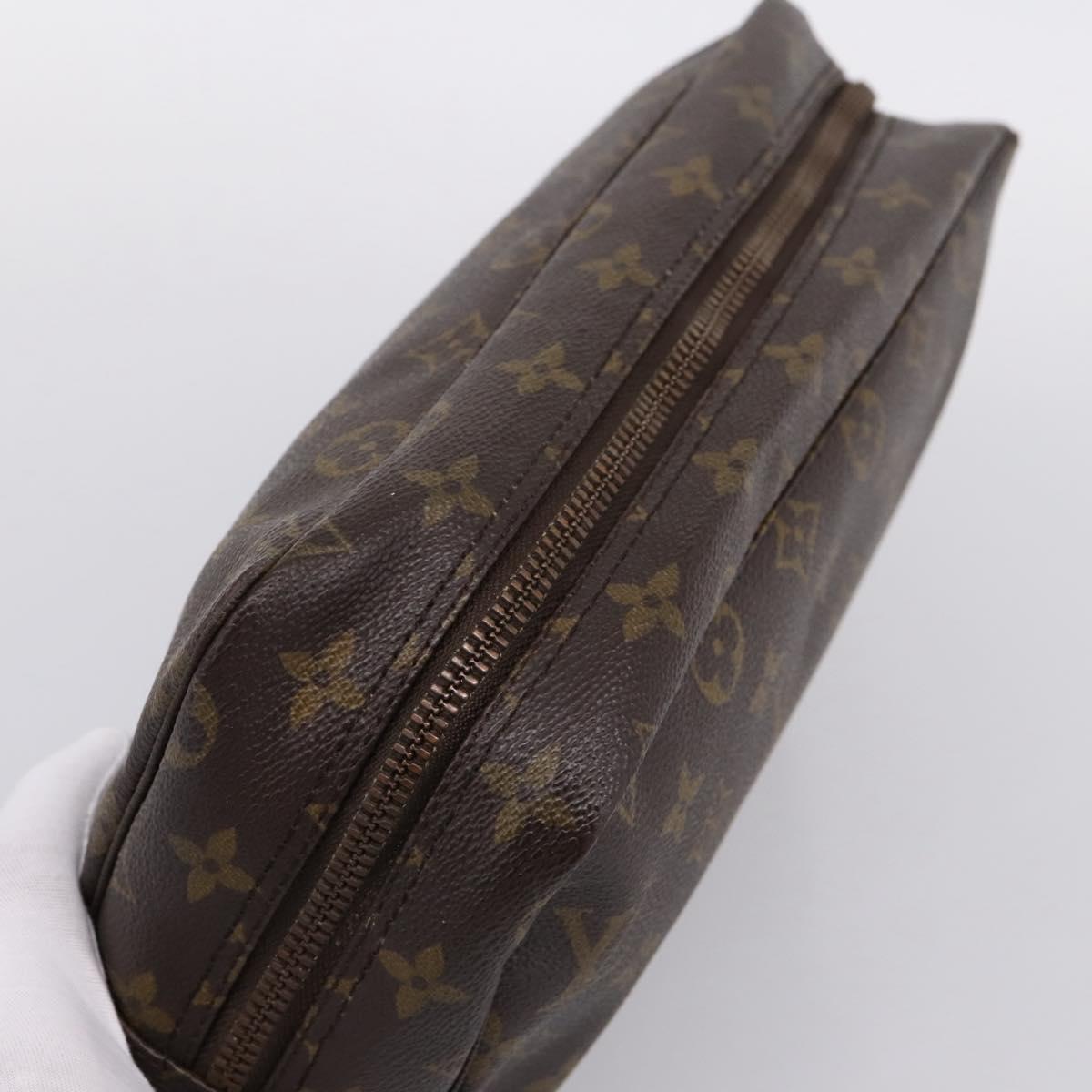 LOUIS VUITTON Monogram Trousse Toilette 28 Clutch Bag M47522 LV Auth 201381