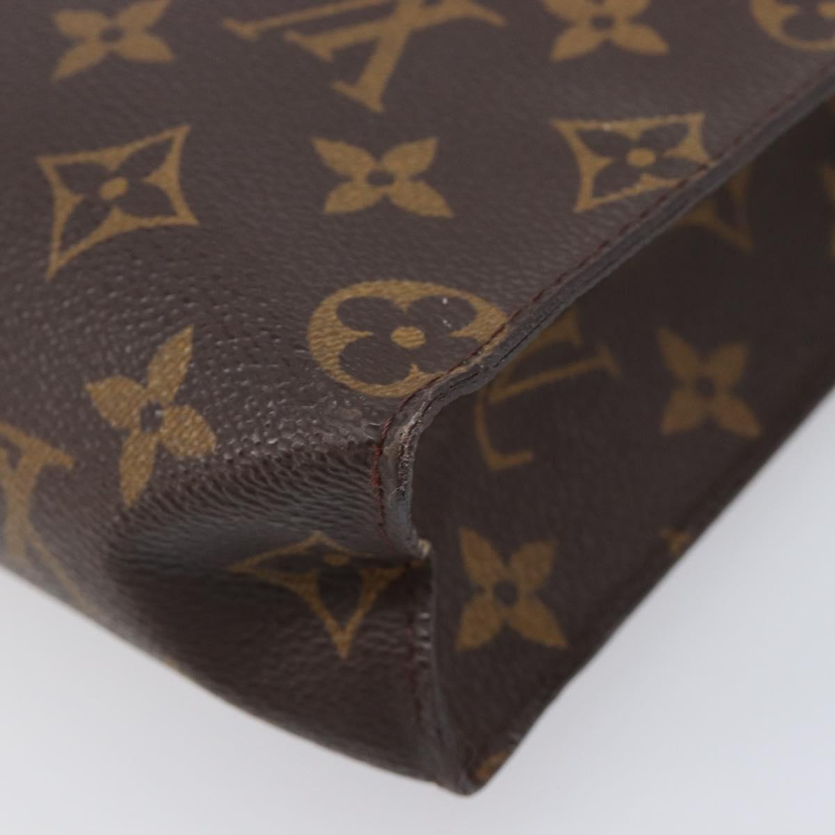 LOUIS VUITTON Monogram Poche Toilette 26 Pouch M47542 LV Auth 201386