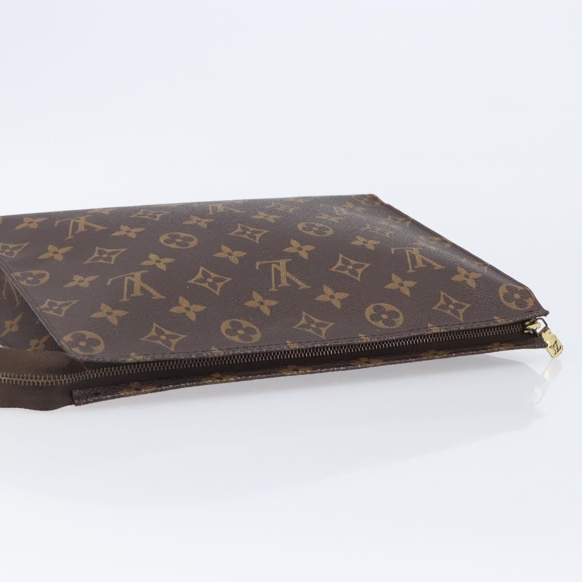 LOUIS VUITTON Monogram Poche Toilette 26 Pouch M47542 LV Auth 201386