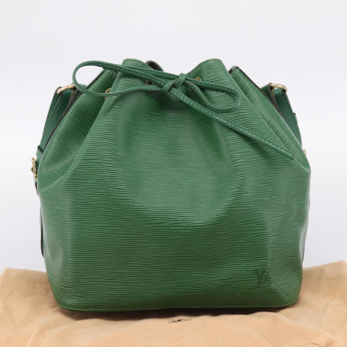 LOUIS VUITTON Epi Petit Noe Shoulder Bag Green M44104 LV Auth 201395V