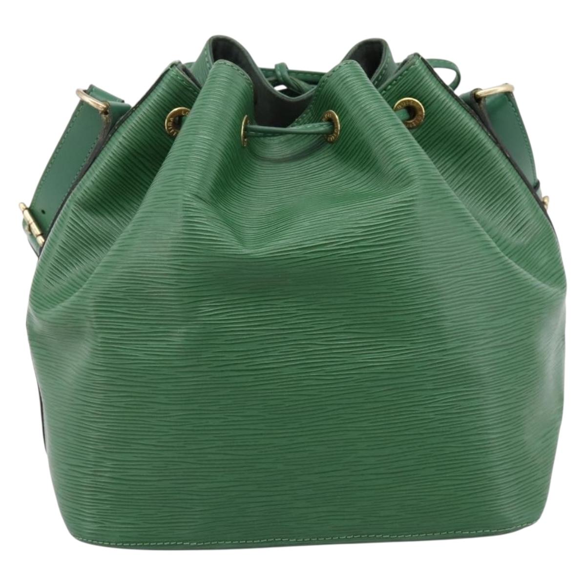 LOUIS VUITTON Epi Petit Noe Shoulder Bag Green M44104 LV Auth 201395V
