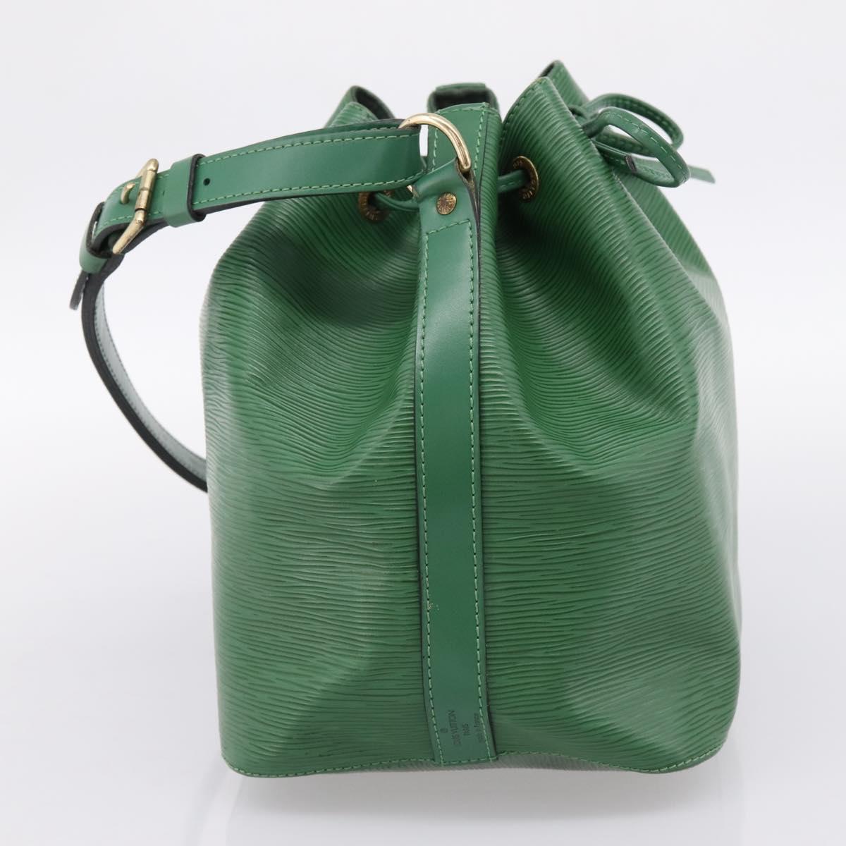 LOUIS VUITTON Epi Petit Noe Shoulder Bag Green M44104 LV Auth 201395V