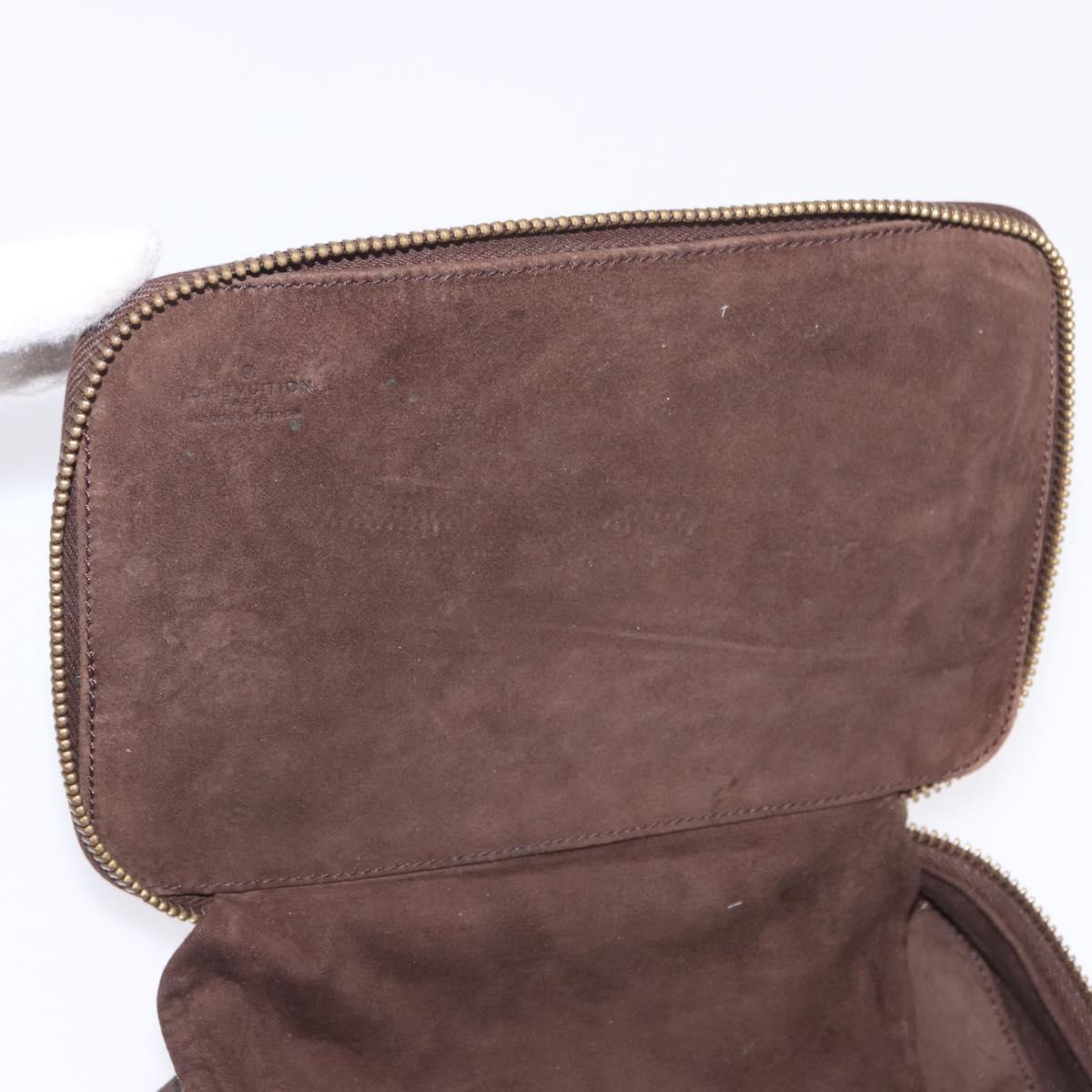 LOUIS VUITTON Monogram Pochette Monte Carlo Jewelry Box M47350 LV Auth 201397A
