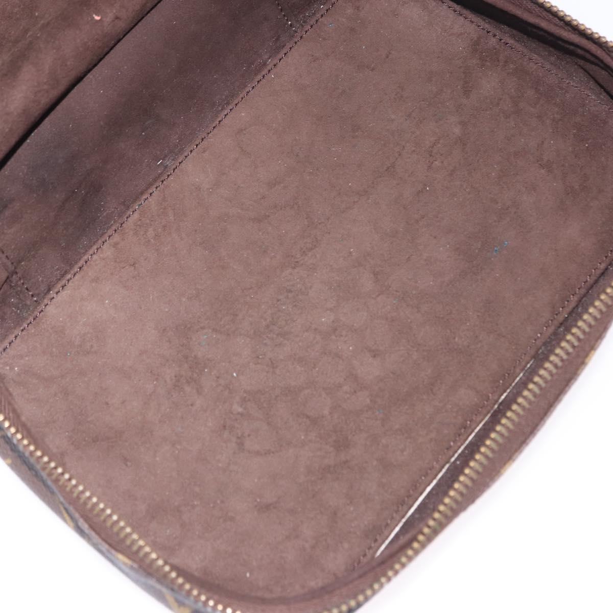 LOUIS VUITTON Monogram Pochette Monte Carlo Jewelry Box M47350 LV Auth 201397A
