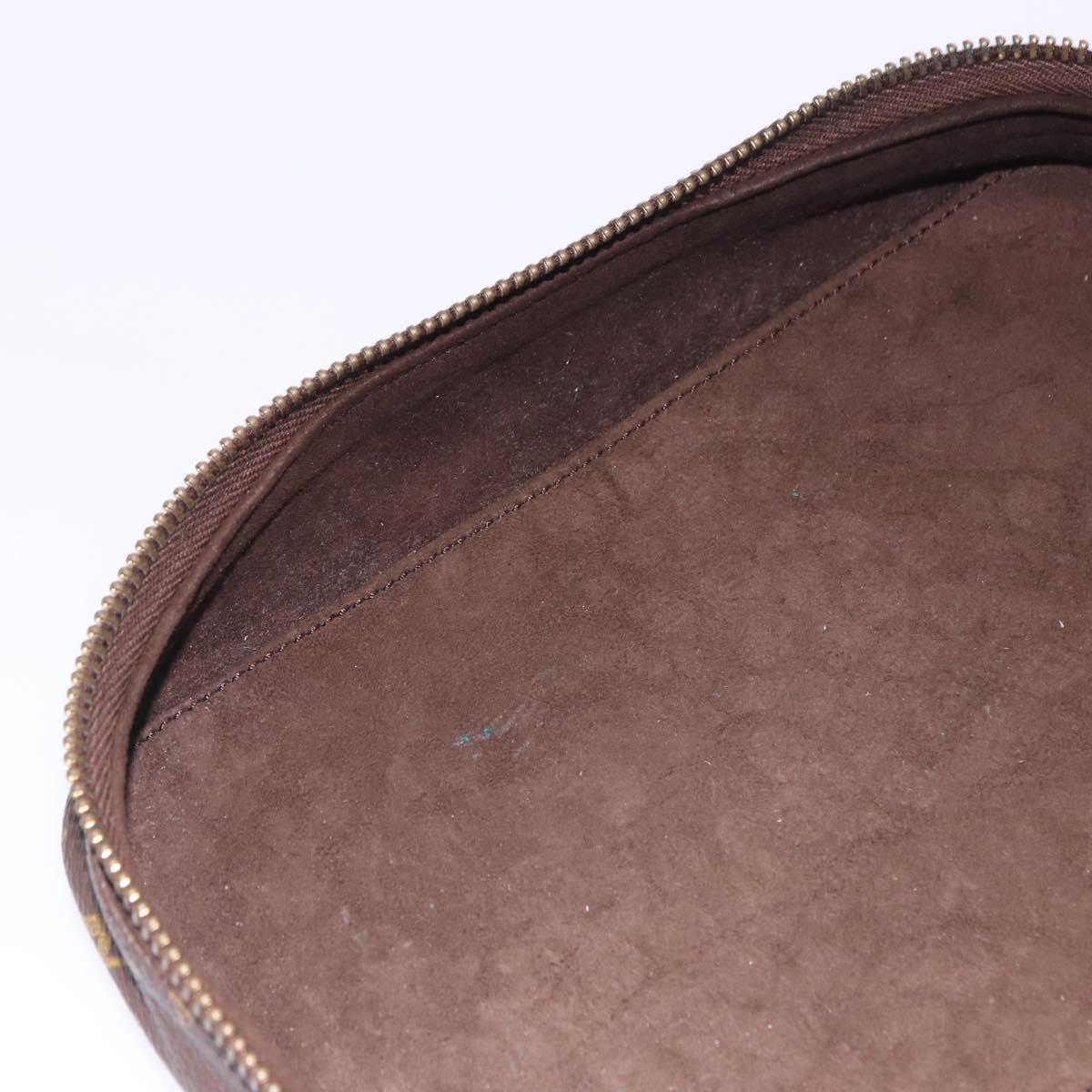 LOUIS VUITTON Monogram Pochette Monte Carlo Jewelry Box M47350 LV Auth 201397A
