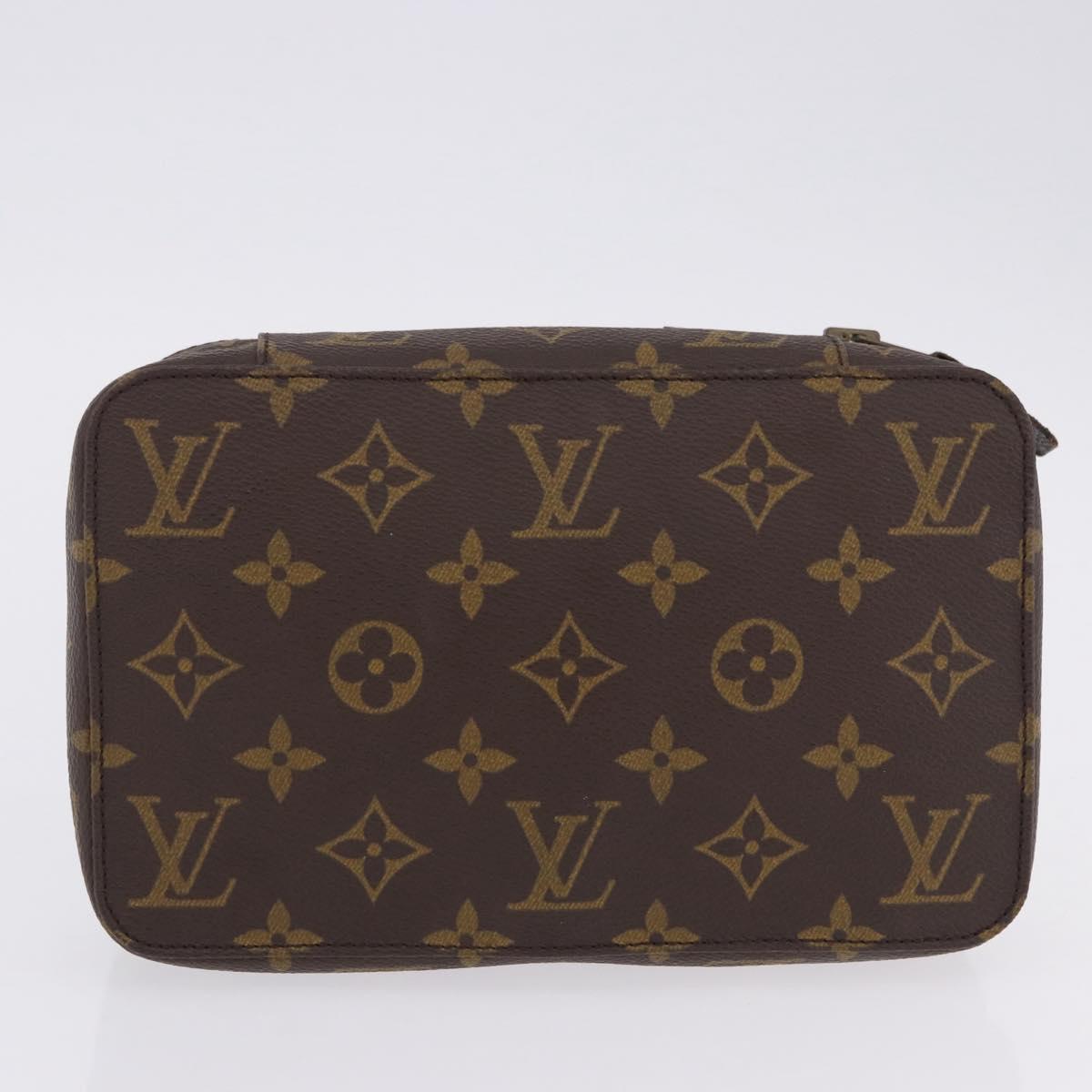 LOUIS VUITTON Monogram Pochette Monte Carlo Jewelry Box M47350 LV Auth 201397A