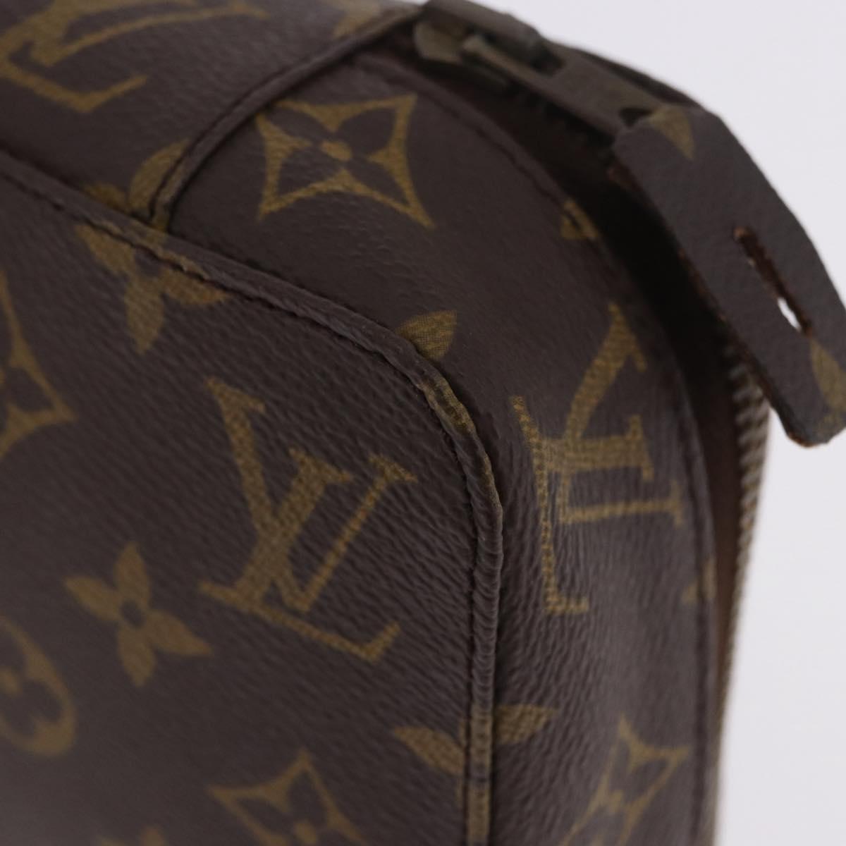 LOUIS VUITTON Monogram Pochette Monte Carlo Jewelry Box M47350 LV Auth 201397A