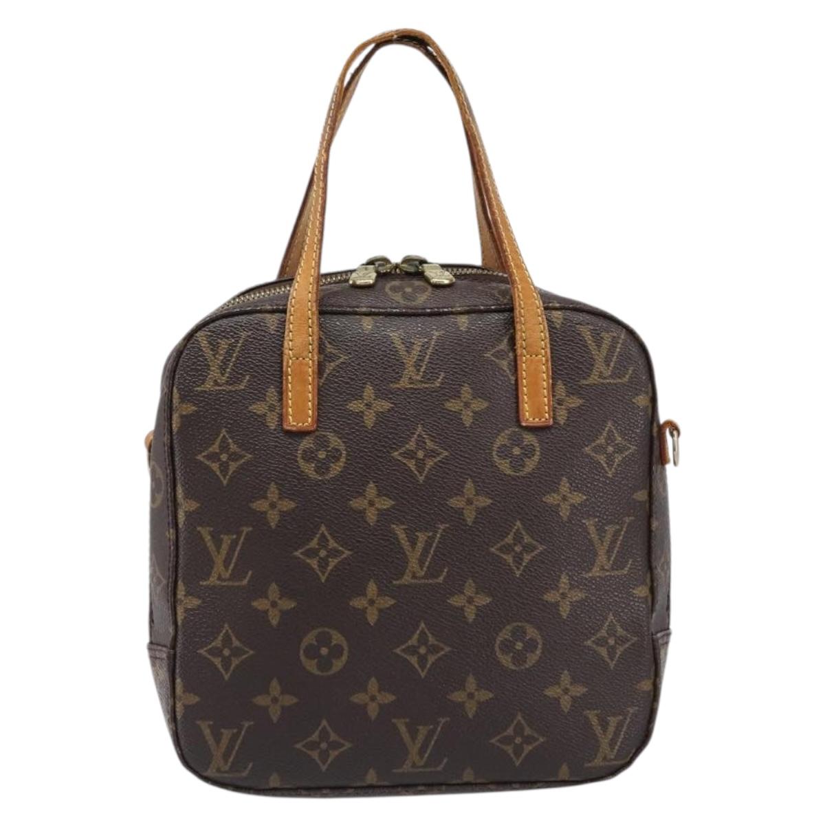 LOUIS VUITTON Monogram Spontini Hand Bag M47500 LV Auth 201399