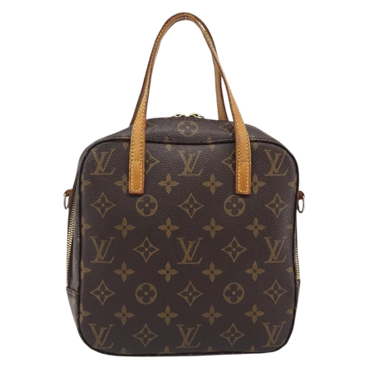 LOUIS VUITTON Monogram Spontini Hand Bag M47500 LV Auth 201399