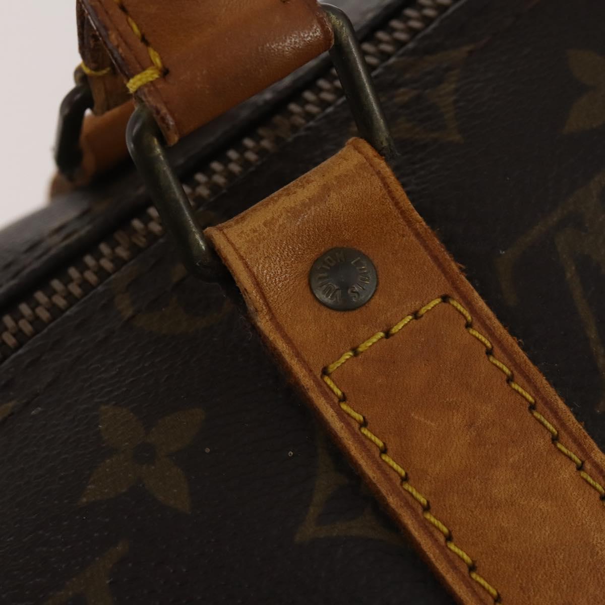 LOUIS VUITTON Monogram Keepall Bandouliere 50 Boston Bag M41416 LV Auth 201401