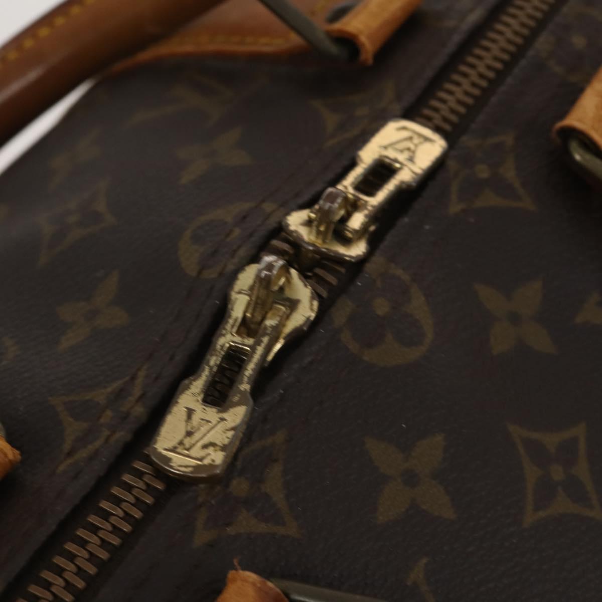 LOUIS VUITTON Monogram Keepall Bandouliere 50 Boston Bag M41416 LV Auth 201401