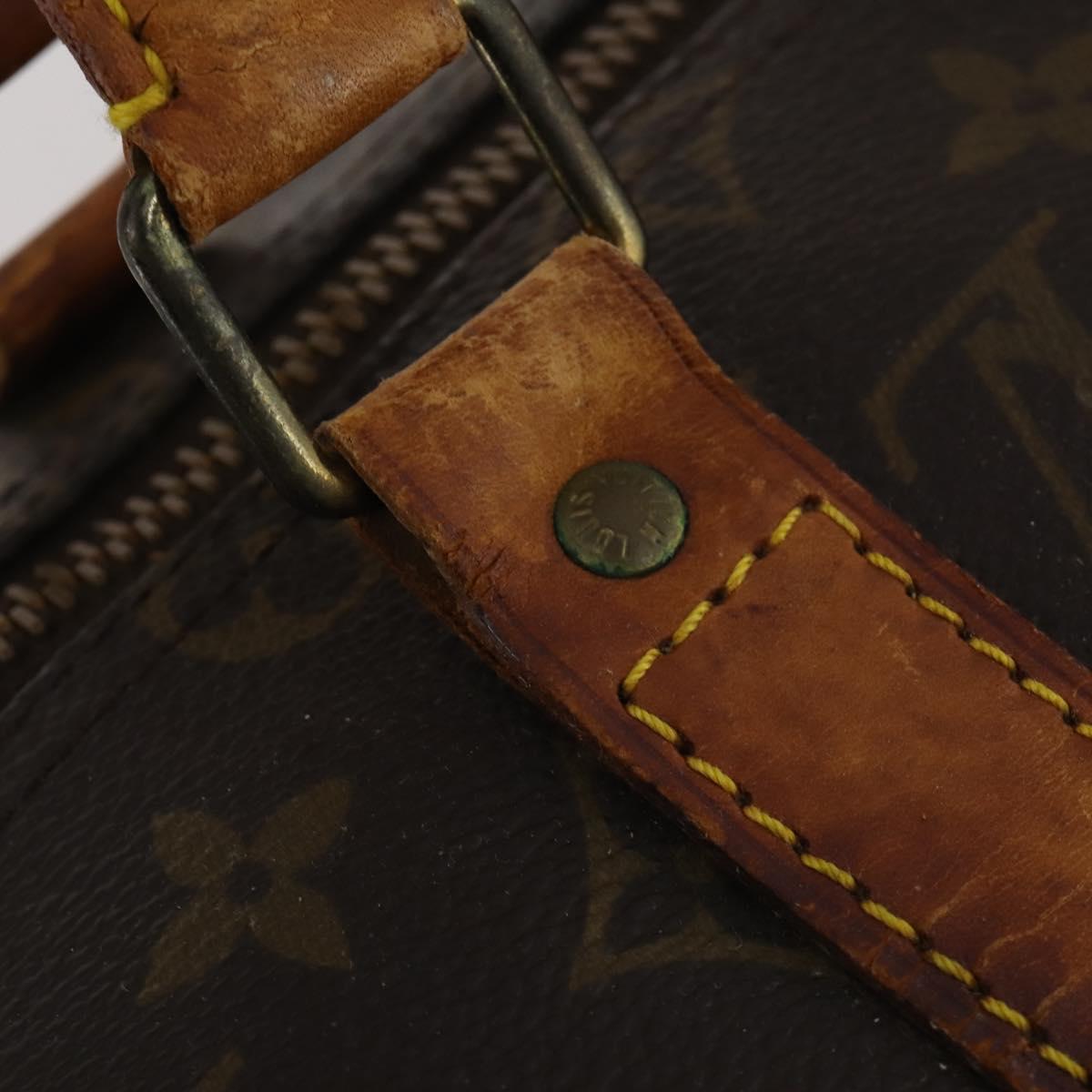 LOUIS VUITTON Monogram Keepall 50 Boston Bag M41426 LV Auth 201405