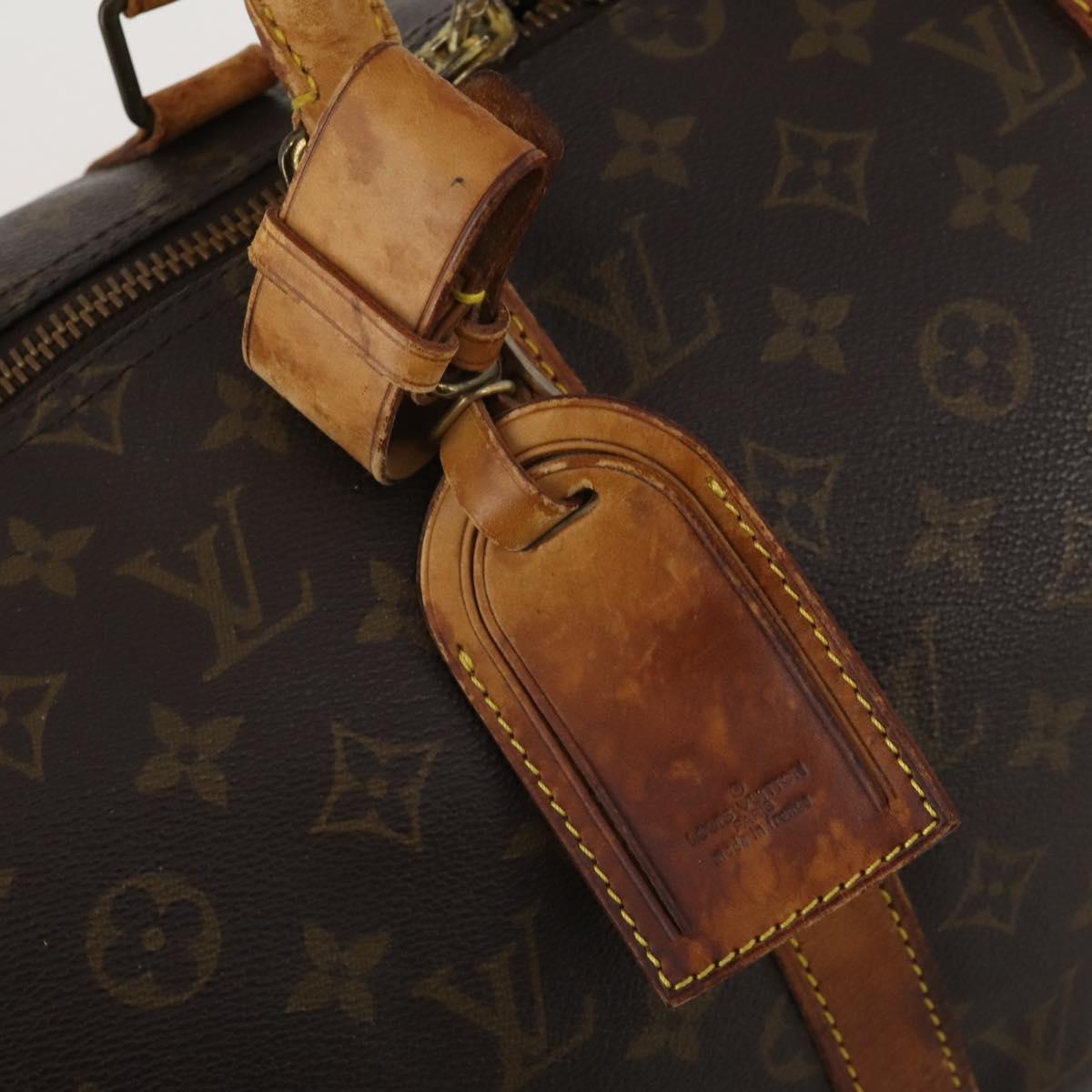 LOUIS VUITTON Monogram Keepall 50 Boston Bag M41426 LV Auth 201405