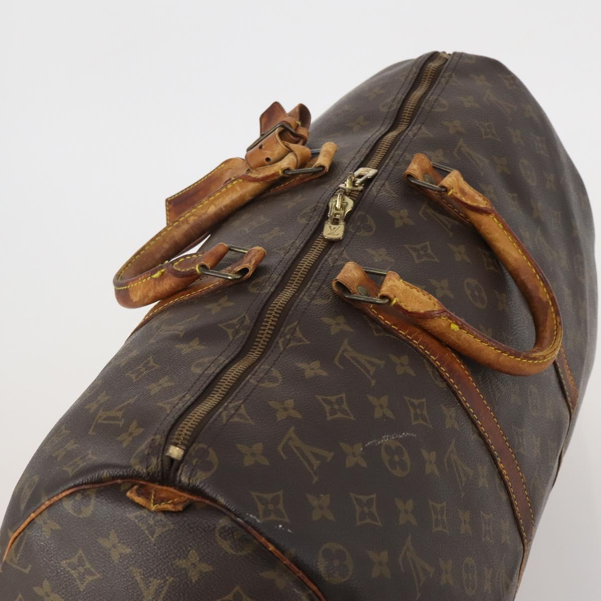 LOUIS VUITTON Monogram Keepall 50 Boston Bag M41426 LV Auth 201405
