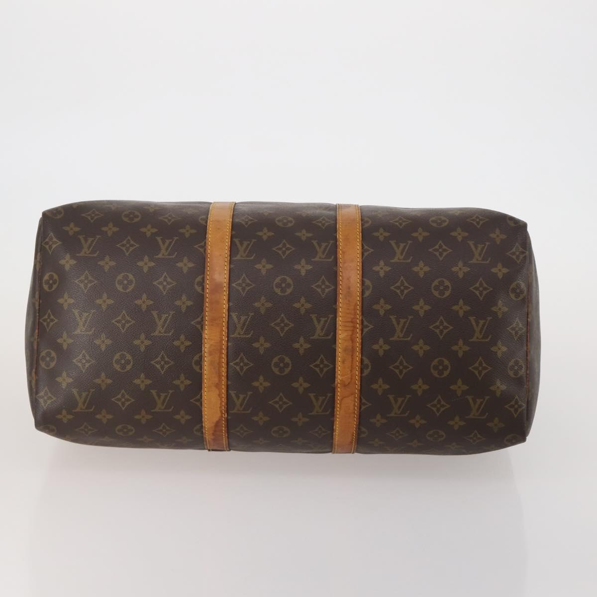 LOUIS VUITTON Monogram Keepall 50 Boston Bag M41426 LV Auth 201405