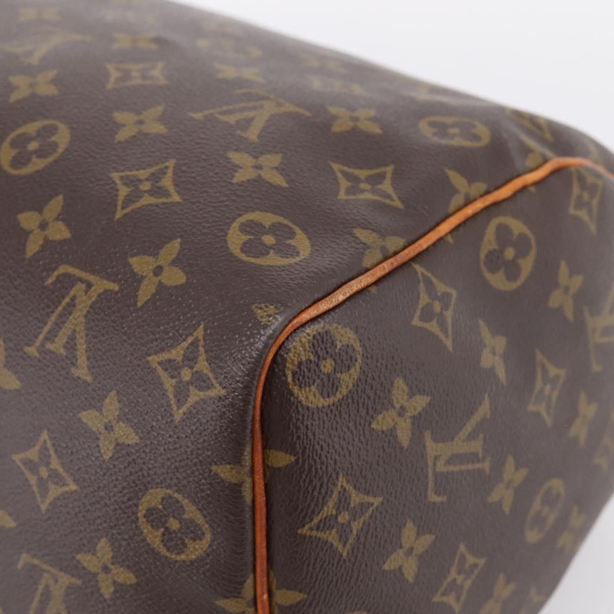 LOUIS VUITTON Monogram Speedy 35 Hand Bag M41524 LV Auth 201407A