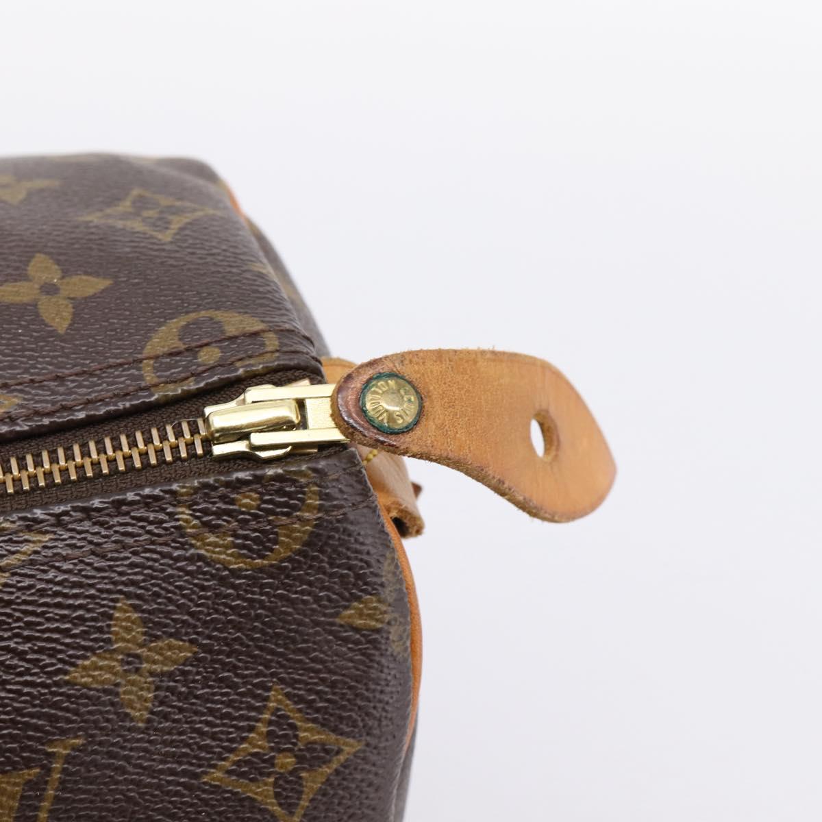 LOUIS VUITTON Monogram Speedy 35 Hand Bag M41524 LV Auth 201407A