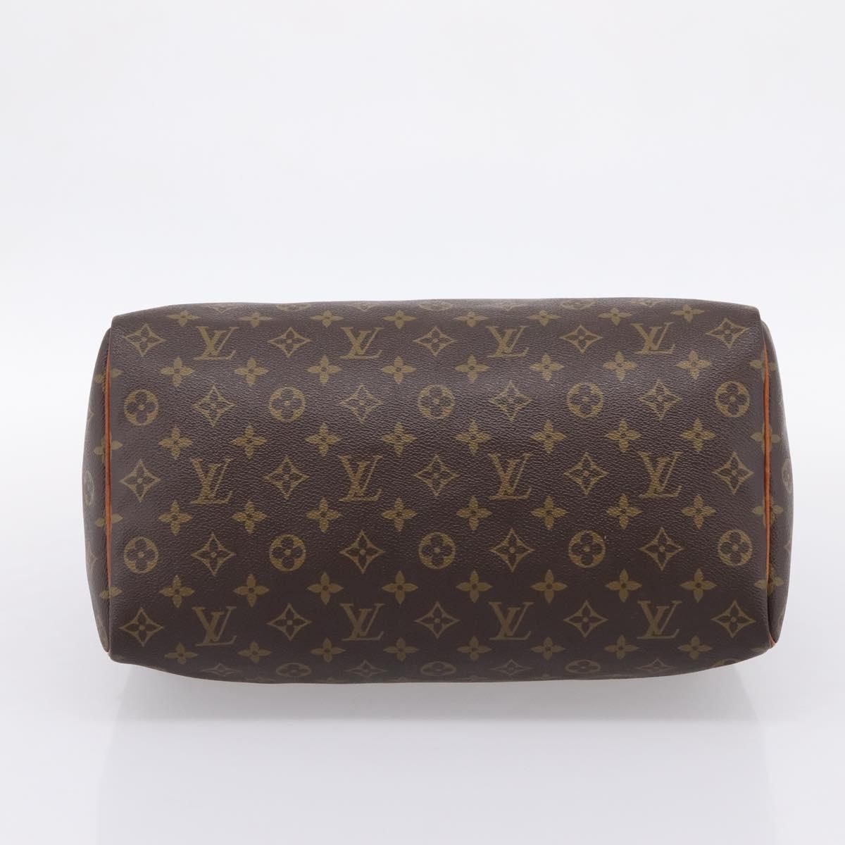 LOUIS VUITTON Monogram Speedy 35 Hand Bag M41524 LV Auth 201407A