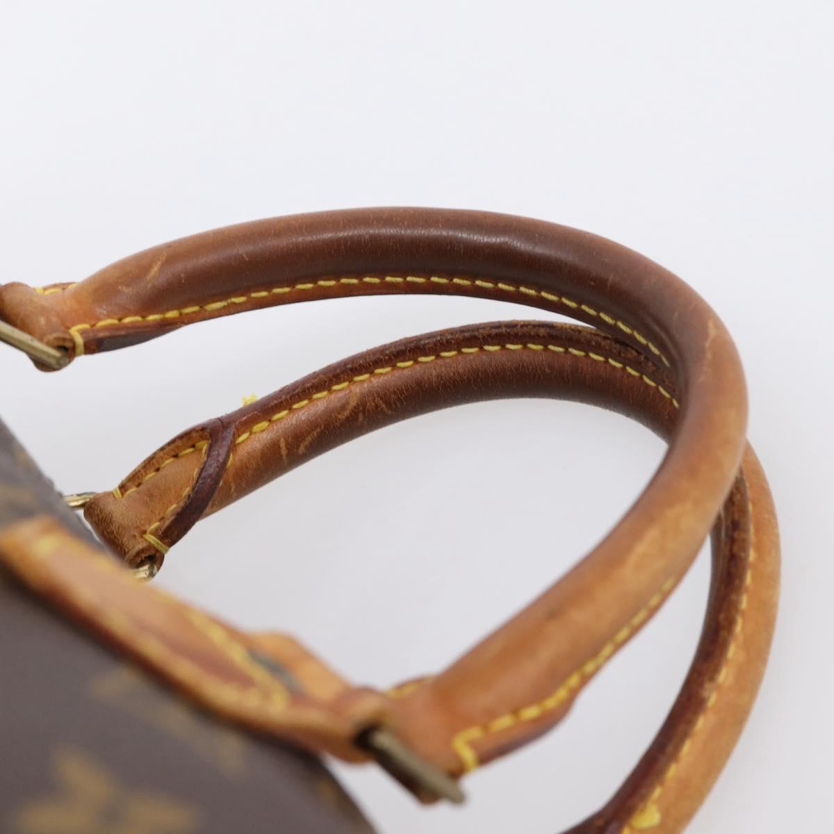 LOUIS VUITTON Monogram Speedy 30 Hand Bag M41526 LV Auth 201410